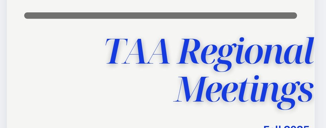 TAA 2025 Regional Meetings